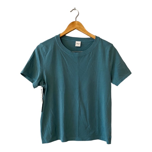 Aritzia Tops - NWT Aritzia Tna Women’s T-Shirt Short Sleeve Tee 100% Cotton Teal L